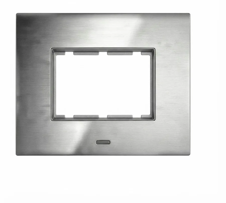Anchor Roma Urban Clear 6 Module Glass Plate Without Collar Starline Copper (Model 66906MSCCL)