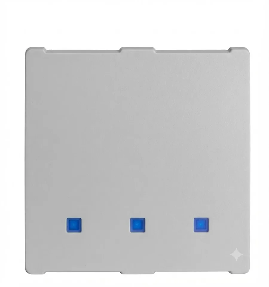 Anchor Roma Urban Smart Touch Switch 5A 3 Channel 2 Module White (Model 71023)