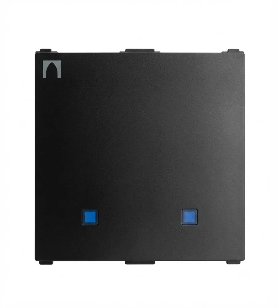 Anchor Roma Urban Smart Touch Curtain Controller 100W 1 Channel 2 Module Black (Model 71028B)
