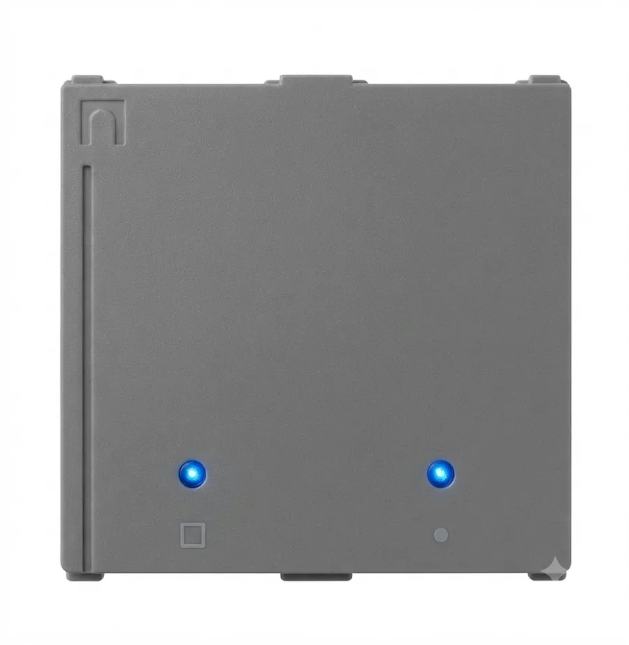 Anchor Roma Urban Smart Touch Curtain Controller 100W 1 Channel 2 Module Graphite Black (Model 71028GB)