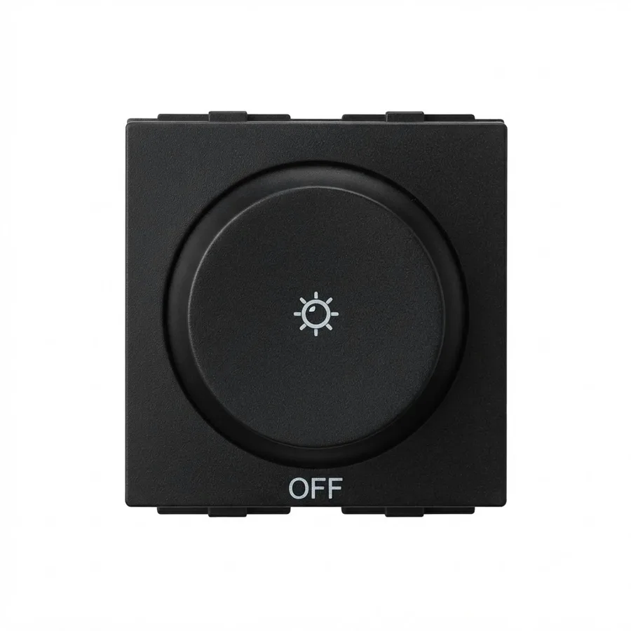 Anchor Tiona Dura Dimmer 2 Module Black (Model 86411B)