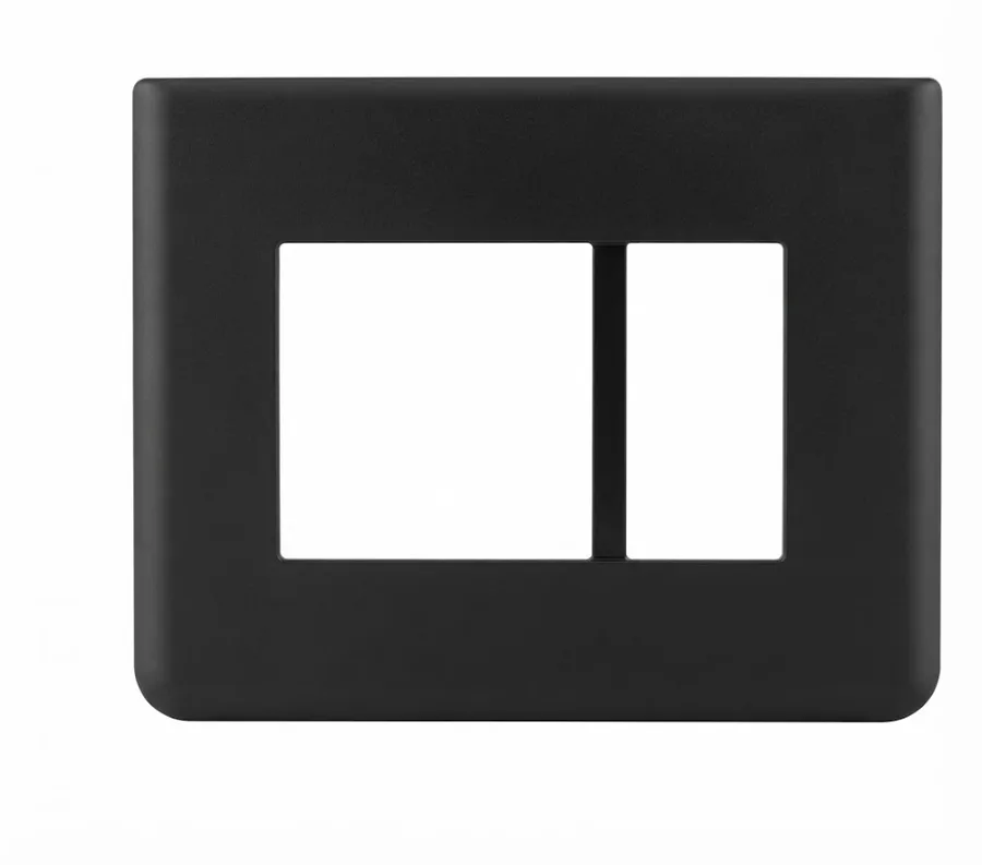 Anchor Tiona Modular Plate 6 Module Black (Model 86806BL)