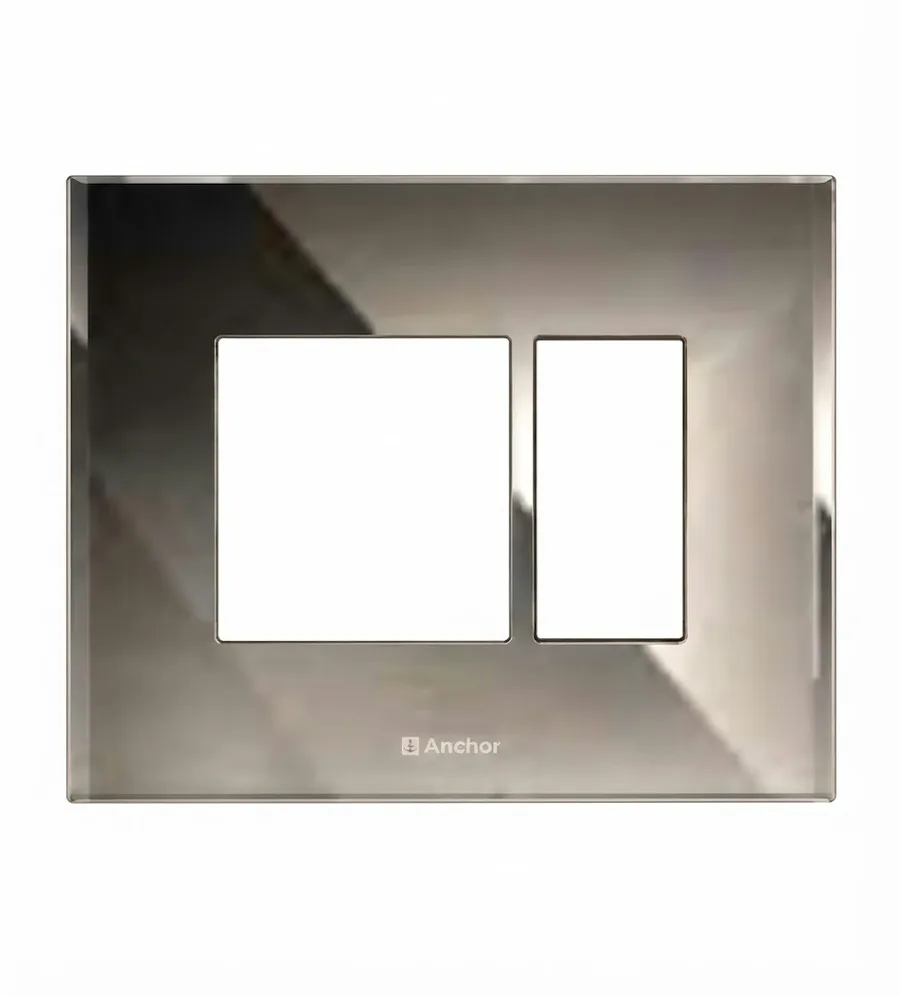 Anchor Tiona Glass Modular Plate 1 Module Bronze Mirror (Model 86801GBM)