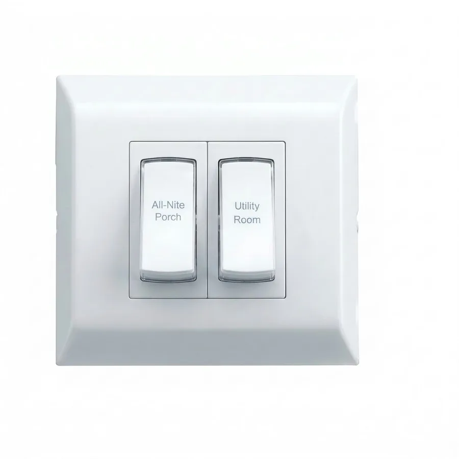 Anchor Ziva White DND MMR Internal unit without Plate (DND Switch MMR Switch) 2 Module (Model 68708)