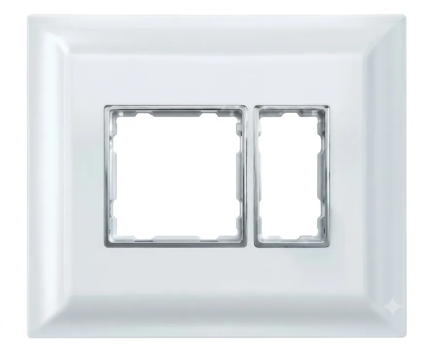 Anchor Ziva White Plate for Wooden Box 18 Module (Model 68518-C)