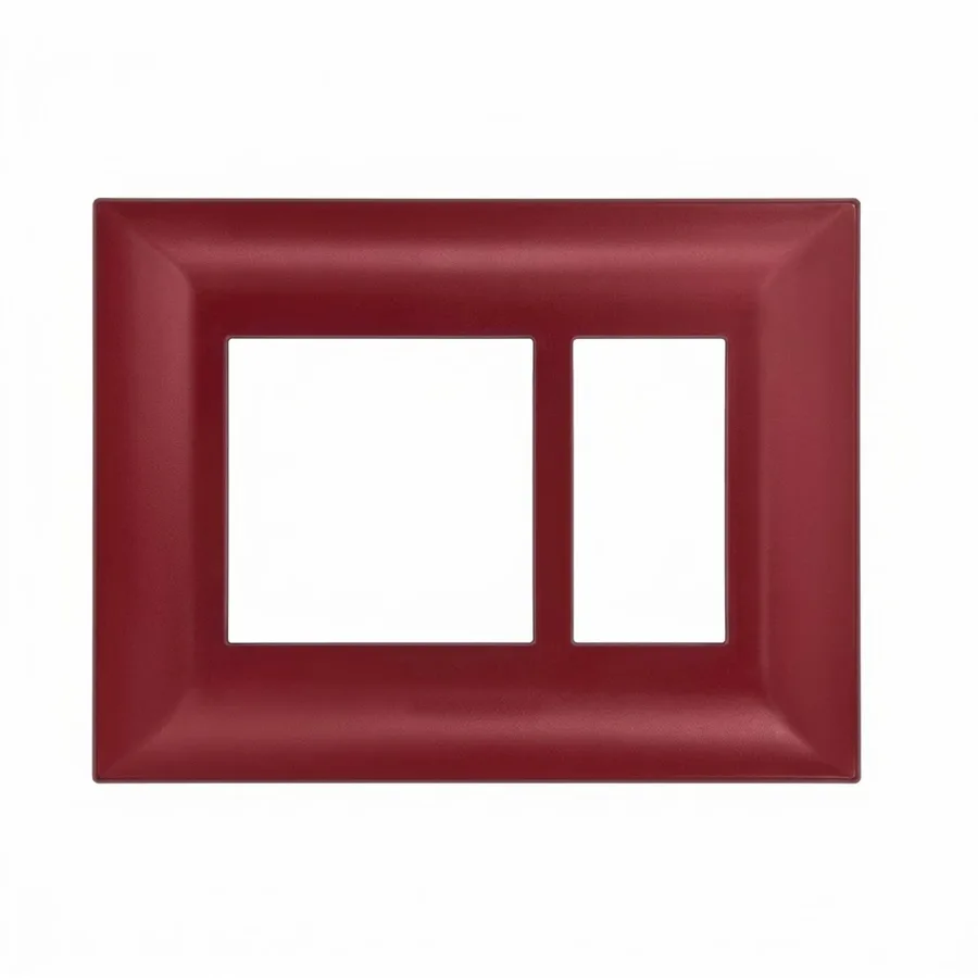 Anchor Ziva Cherry Red Plate for Wooden Box 10 Module Horizontal (Model 68560CR-C)
