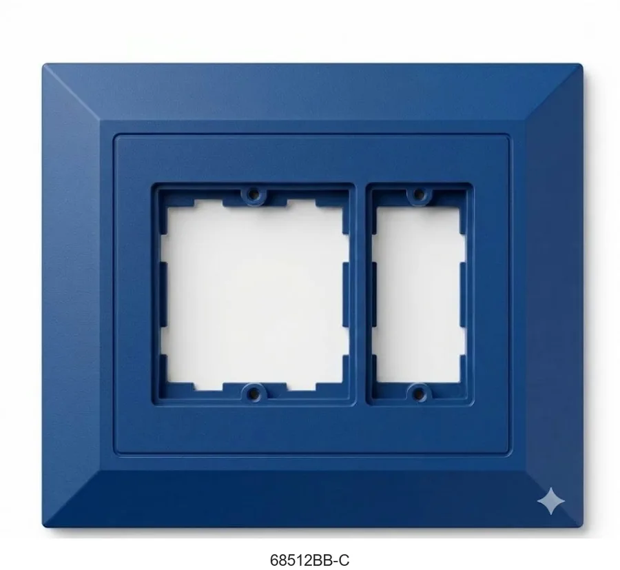 Anchor Ziva Blue Berry Plate for Wooden Box 12 Module Vertical (Model 68512BB-C)
