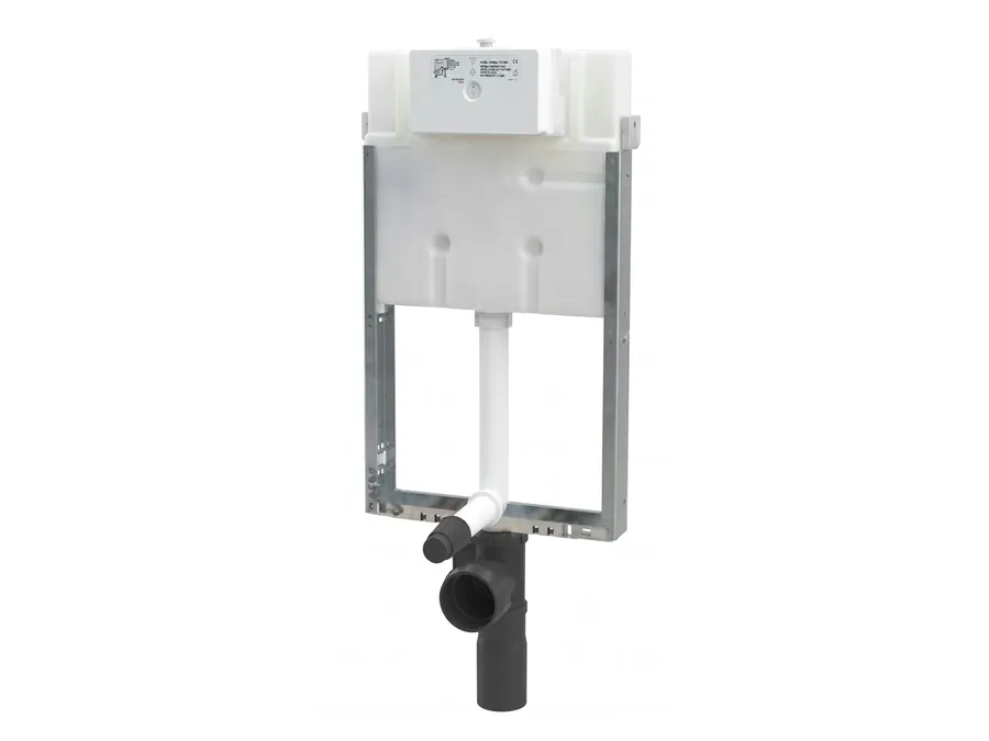 Concealed Quick Flushing Cistern with Frame & Extra Fittings (Actuator Plate not included) | Sparsh Pearl