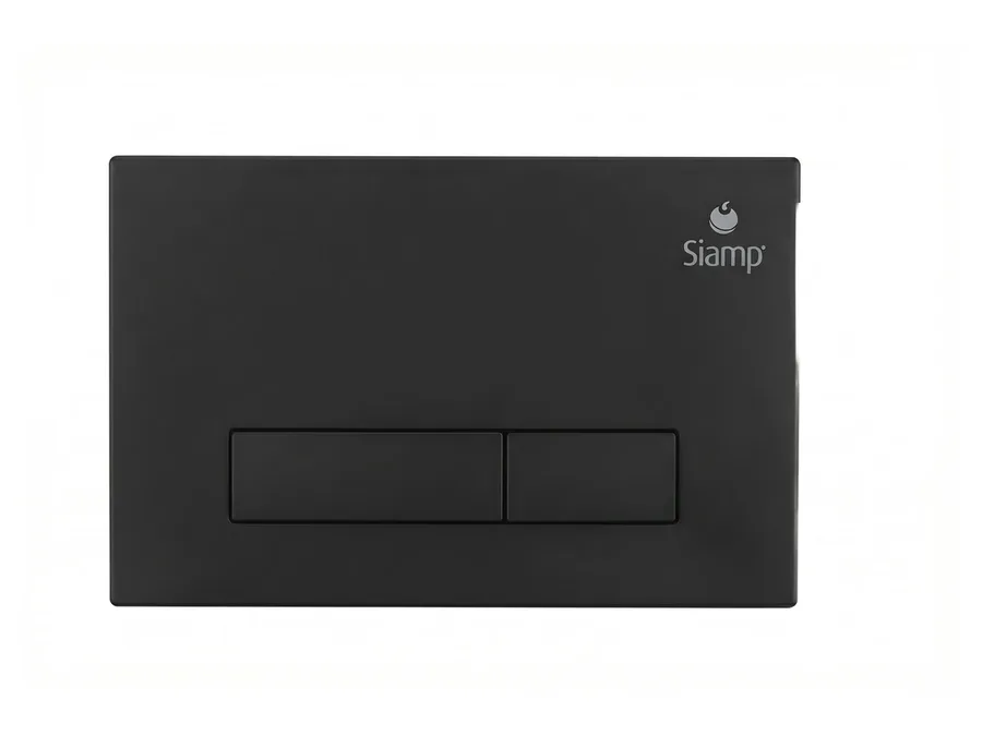 Concealed Quick Flushing Cistern Recto Plate - Black | Sparsh Pearl