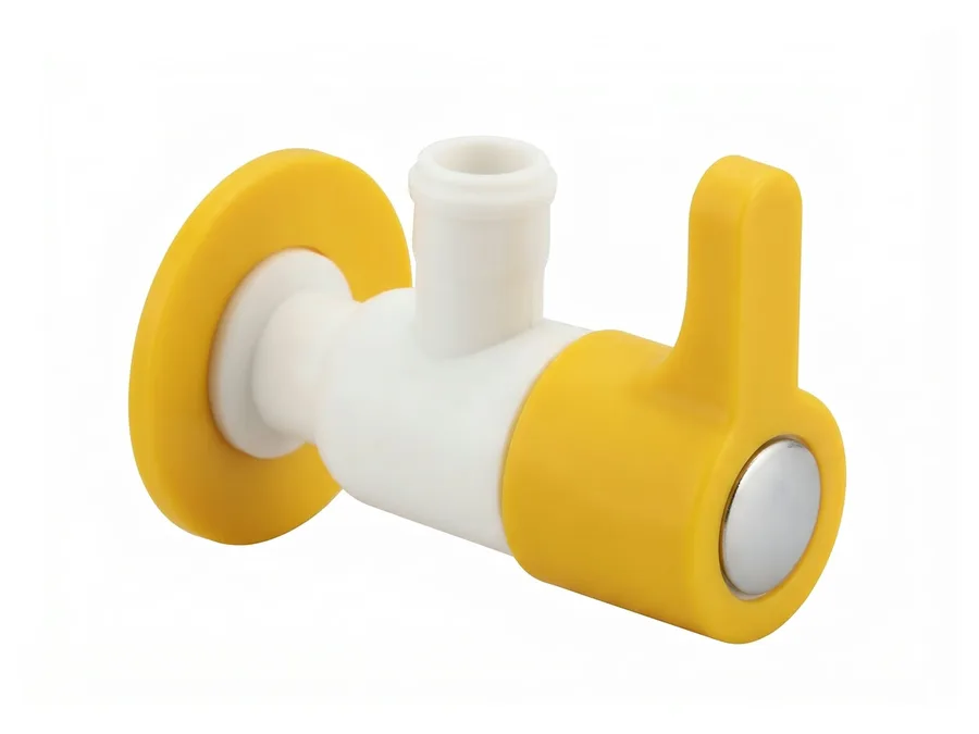 Casper Plus Angle Cock with Flange PTMT Tap | Sparsh Pearl