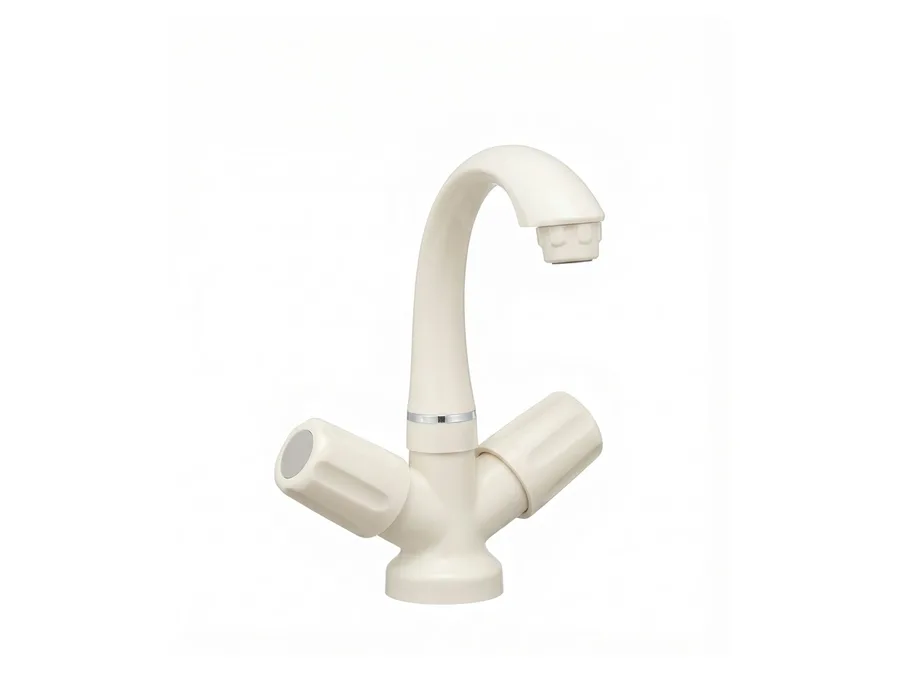 Standard Quarter Turn Center Hole Basin Mixer PTMT | Sparsh Pearl
