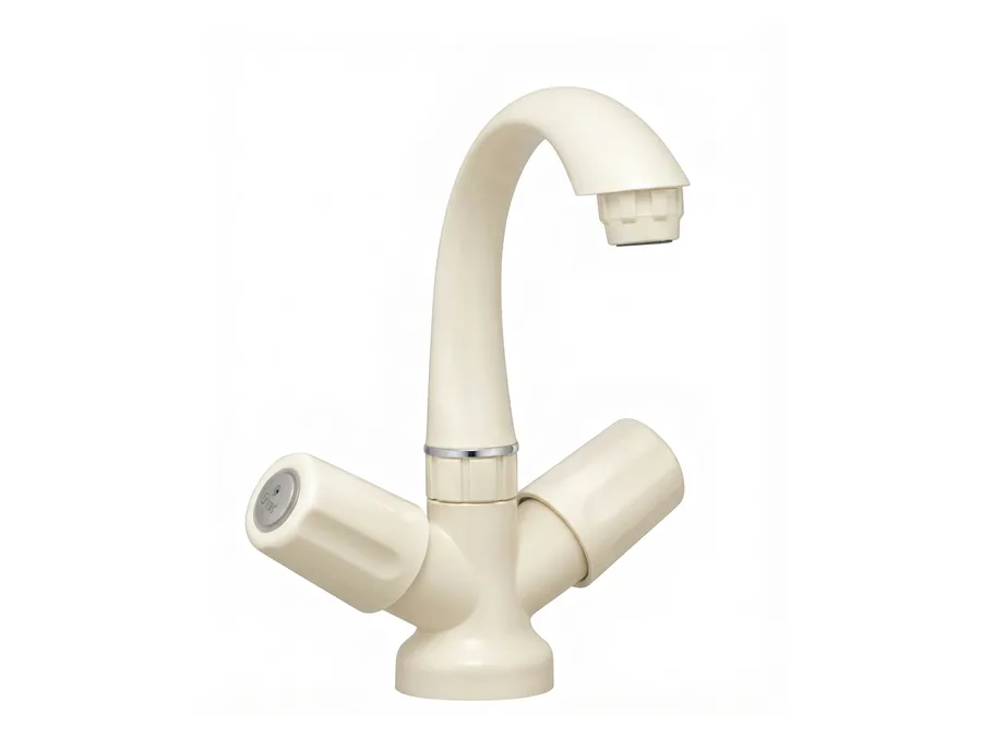 Standard Full Turn Center Hole Basin Mixer PTMT | Sparsh Pearl