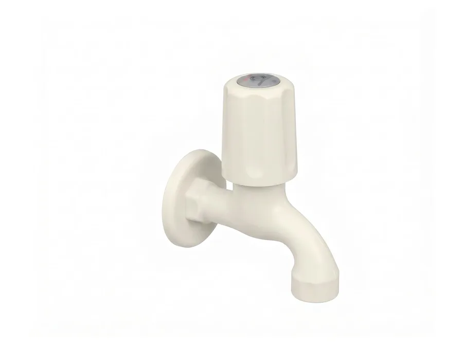 Standard Full Turn Bib Cock with Foam Flow PTMT Tap | Sparsh Pearl