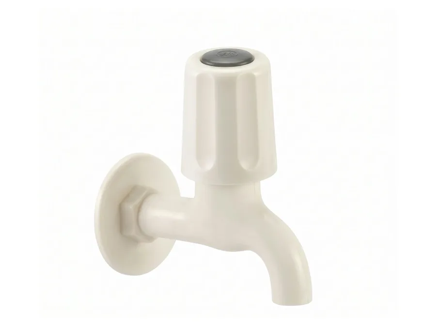 Standard Full Turn Bib Cock with Flange PTMT Tap | Sparsh Pearl