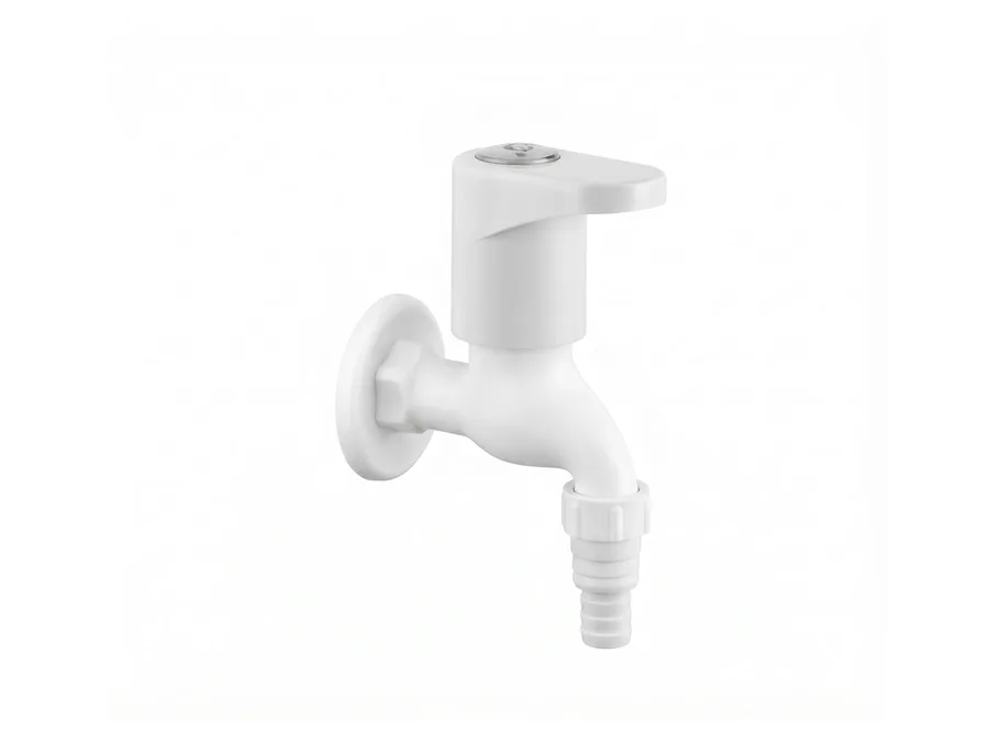 Royal Bib Cock Nozzle with Flange PTMT Tap | Sparsh Pearl