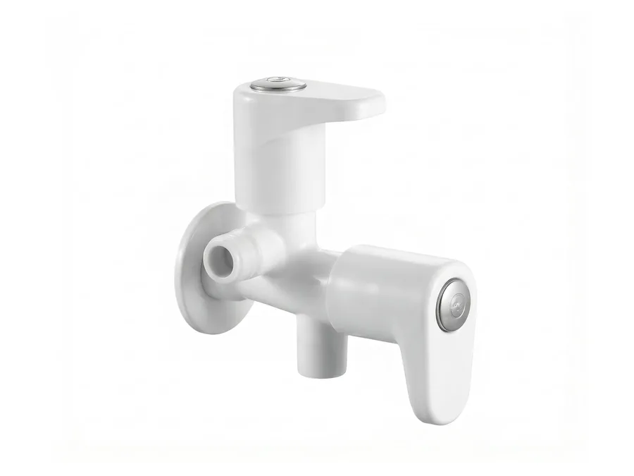 Royal 2 Way Angle Cock with Flange PTMT Tap | Sparsh Pearl