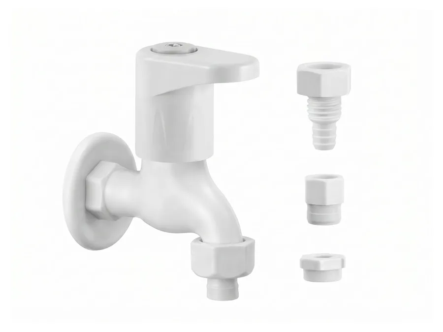 Royal Washing Machine Faucet (with Flange & 4 Adjustments) PTMT | Sparsh Pearl