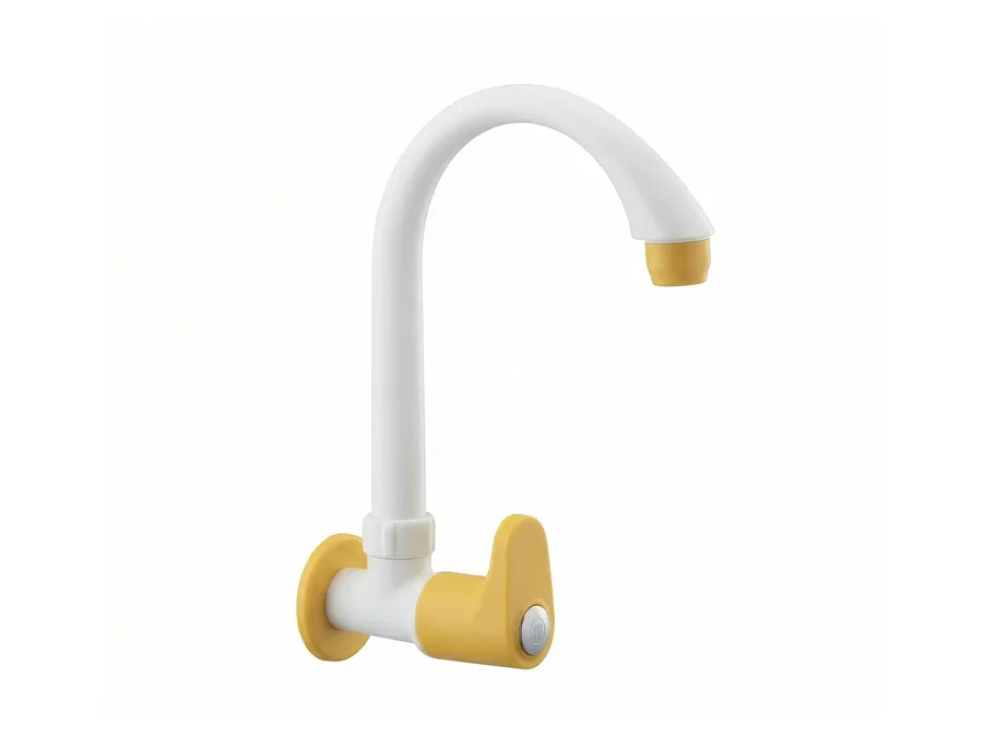 Royal Plus Sink Cock with Flange PTMT Tap | Sparsh Pearl