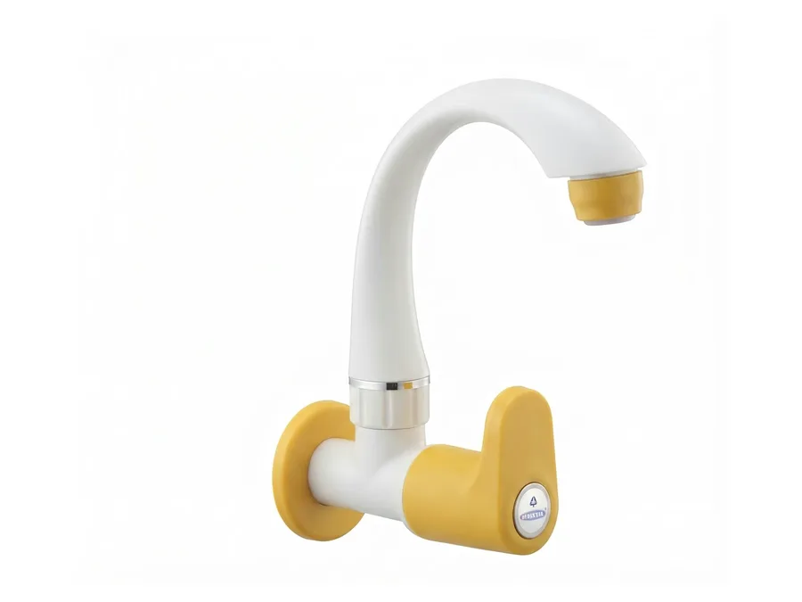 Royal Plus Mini Sink Cock with Flange PTMT Tap | Sparsh Pearl