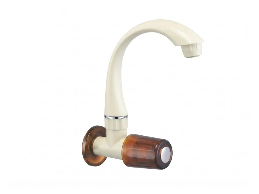 Omega Mini Sink Cock with Flange PTMT Tap | Sparsh Pearl