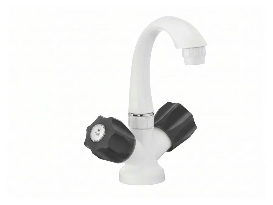 Hi-Flo Prime Full Turn Centre Hole Basin Mixer PTMT | Sparsh Pearl