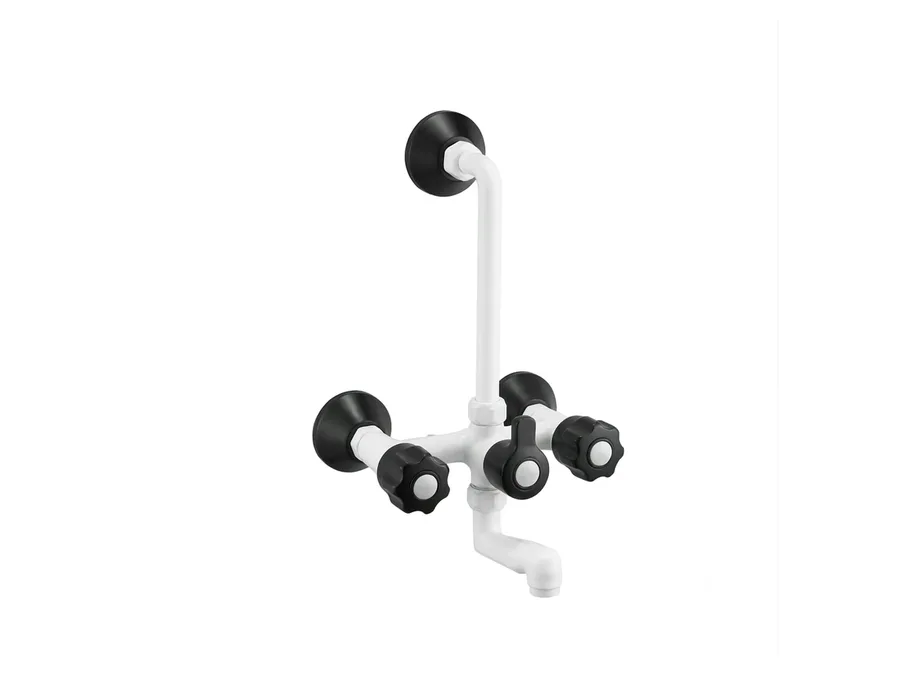 Hi-Flo Prime Full Turn Wall Mixer L-Bend PTMT | Sparsh Pearl