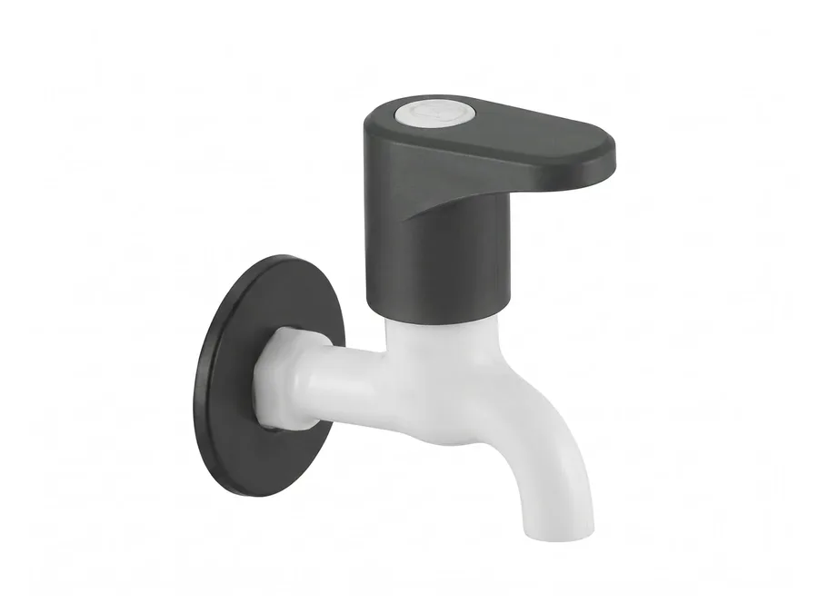 Regal Bib Cock Deluxe with Flange PTMT Tap | Sparsh Pearl