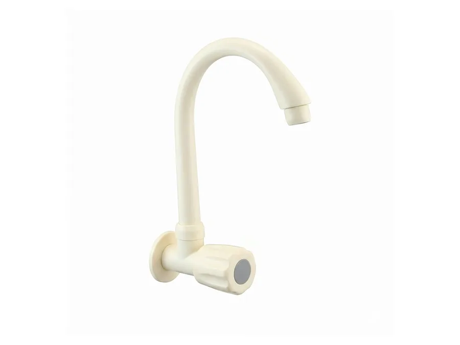 Fancy Sink Cock (W/M) with Flange PTMT Tap | Sparsh Pearl