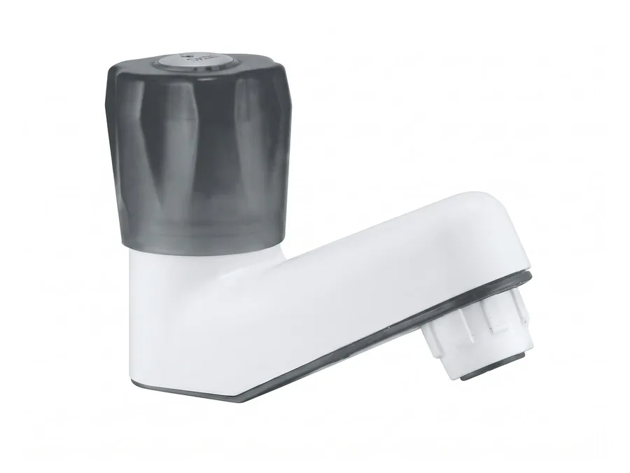 Eva Quarter Turn Pillar Cock Foam Flow PTMT Tap (also available in White & Ivory) | Sparsh Pearl