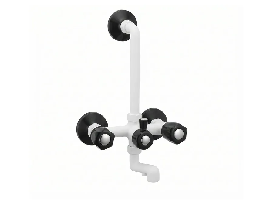 Eva Full Turn Wall Mixer with L-Bend PTMT | Sparsh Pearl
