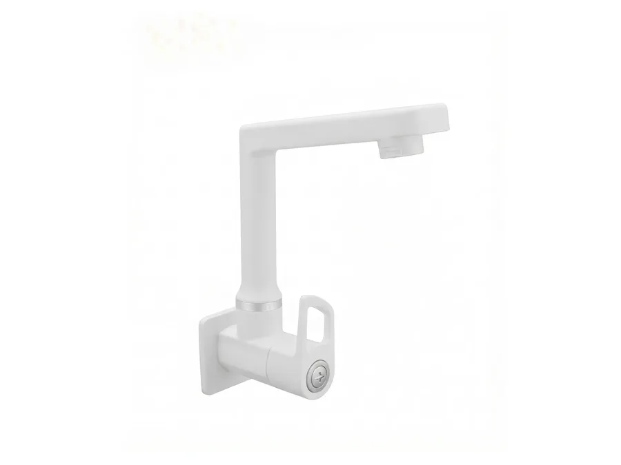 ARC Sink Cock with Flange PTMT Tap | Sparsh Pearl