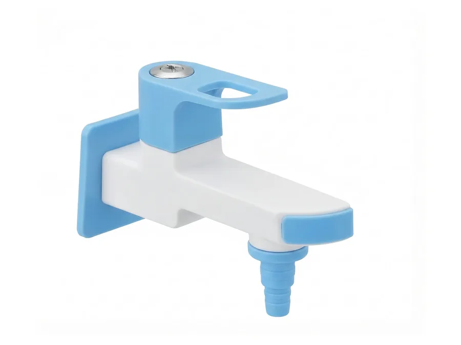 ARC Pro Bib Cock Nozzle with Flange PTMT Tap | Sparsh Pearl