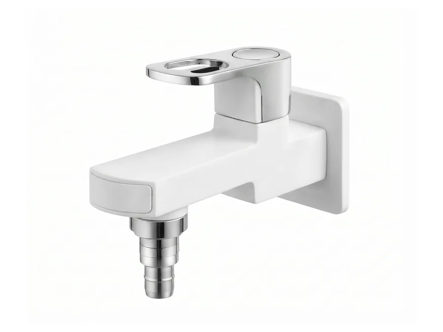 ARC Elite Bib Cock Nozzle with Flange PTMT Tap | Sparsh Pearl