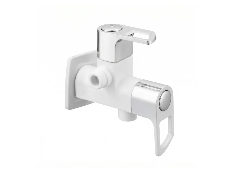 ARC Elite 2 Way Angle Cock with Flange PTMT Tap | Sparsh Pearl