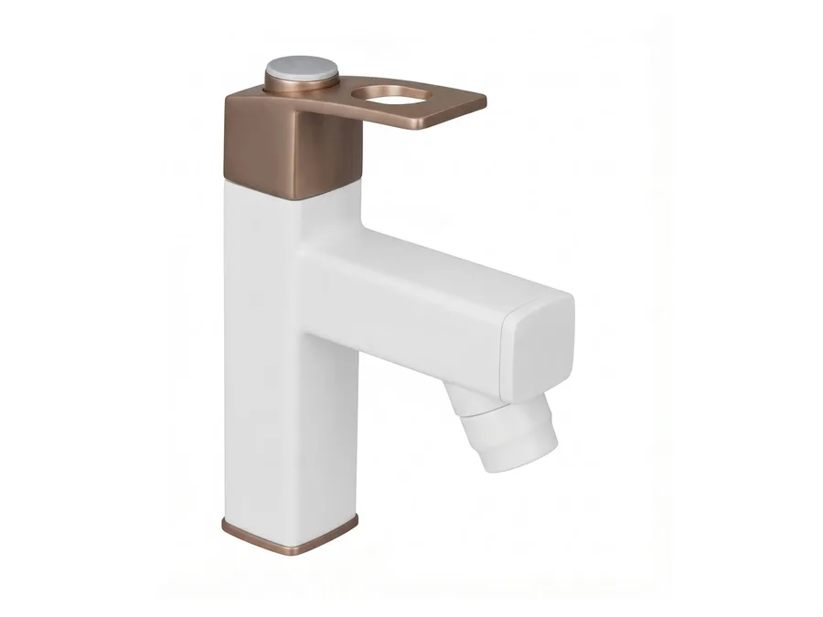 Arcus Plus Pillar Cock PTMT Tap (Antique Copper Finish) | Sparsh Pearl