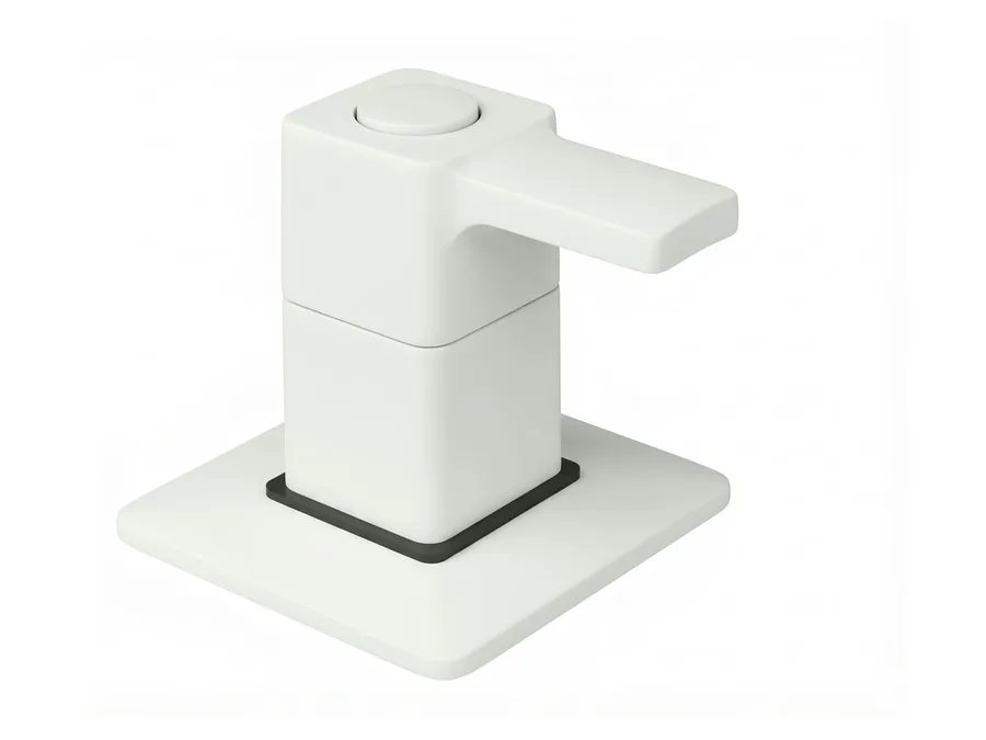 Ludo Concealed Stop Cock (Handle, Sleeve & Flange only) | Sparsh Pearl