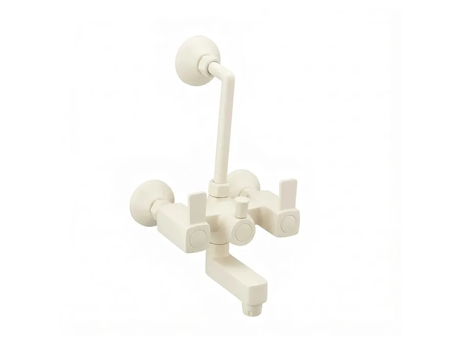 Ludo Wall Mixer with L-Bend PTMT | Sparsh Pearl