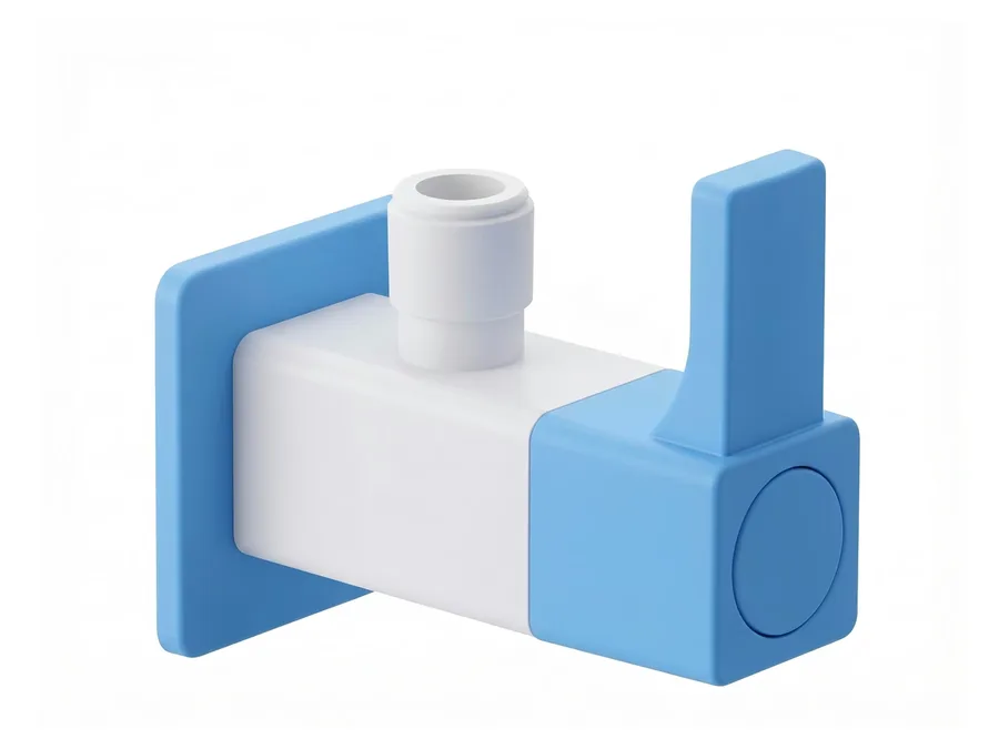Ludo Pro Angle Cock with Flange PTMT Tap | Sparsh Pearl