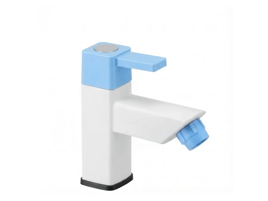 Ludo Pro Pillar Cock 45 Degree PTMT Tap | Sparsh Pearl