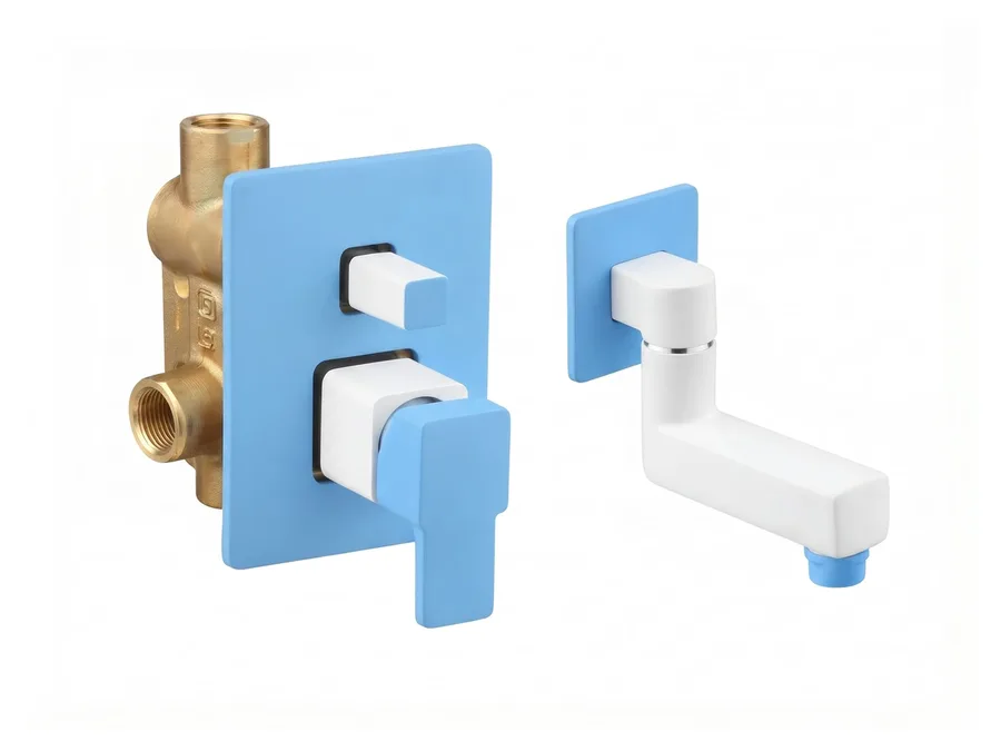 Ludo Pro Single Lever Concealed Diverter (High Flow 40MM) with Spout | Sparsh Pearl