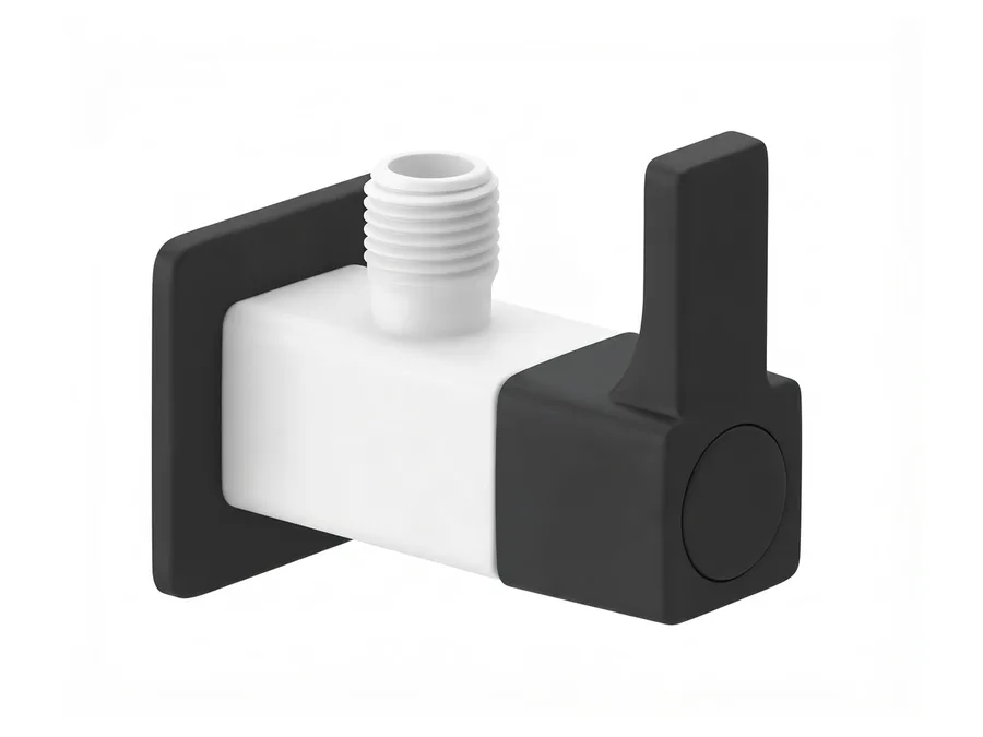 Ludo Royal Angle Cock with Flange PTMT Tap | Sparsh Pearl