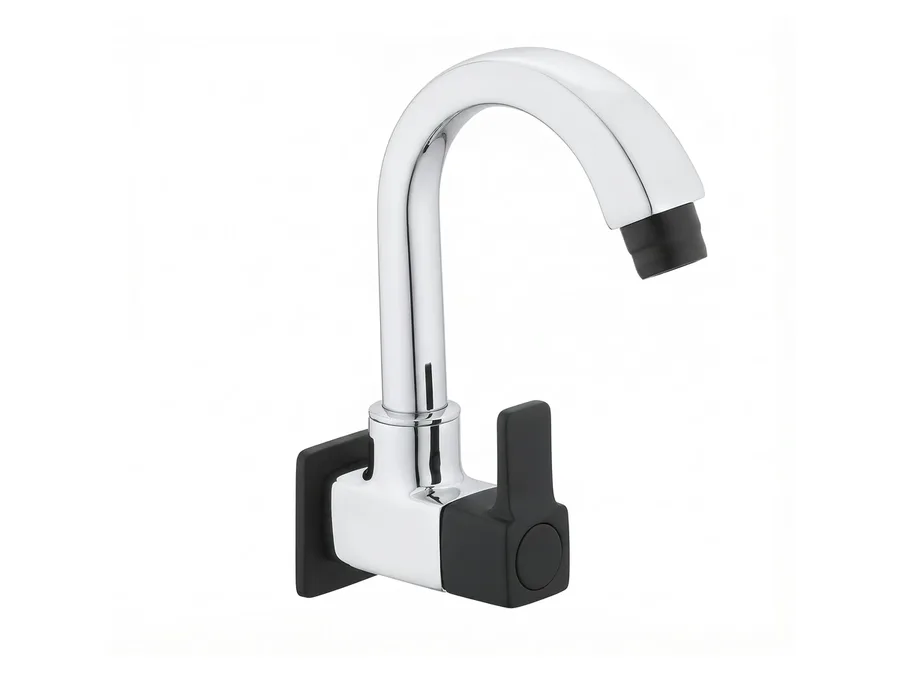 Ludo Royal Sink Cock with Flange PTMT Tap | Sparsh Pearl