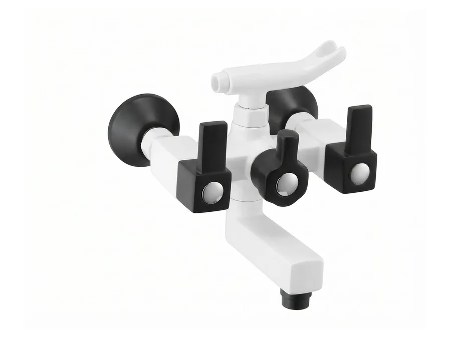 Ludo Royal Wall Mixer Telephonic PTMT (Hand Shower not included) | Sparsh Pearl