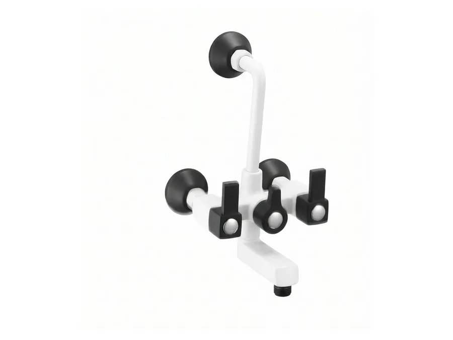 Ludo Royal Wall Mixer with L-Bend PTMT | Sparsh Pearl