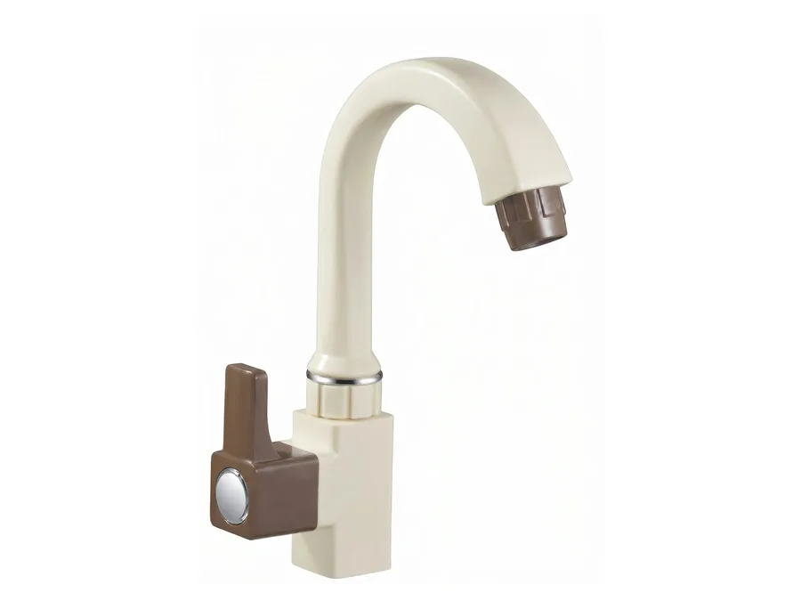 Ludo Pine Swan Neck PTMT Tap | Sparsh Pearl
