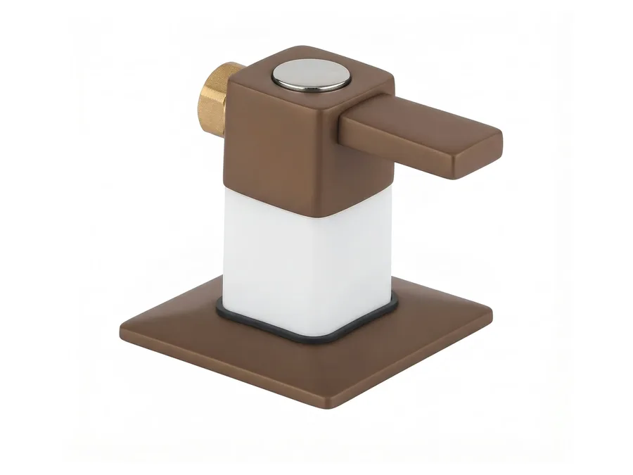 Ludo Pine Concealed Stop Cock (Handle, Sleeve & Flange only) | Sparsh Pearl