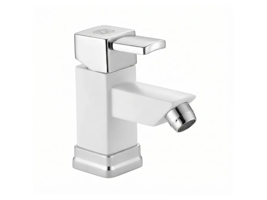 Ludo Elite Single Lever Basin Mixer (90 Degree) PTMT | Sparsh Pearl