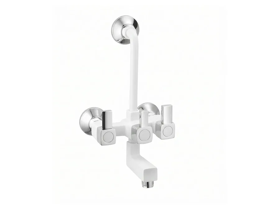 Ludo Elite Wall Mixer with L-Bend PTMT | Sparsh Pearl