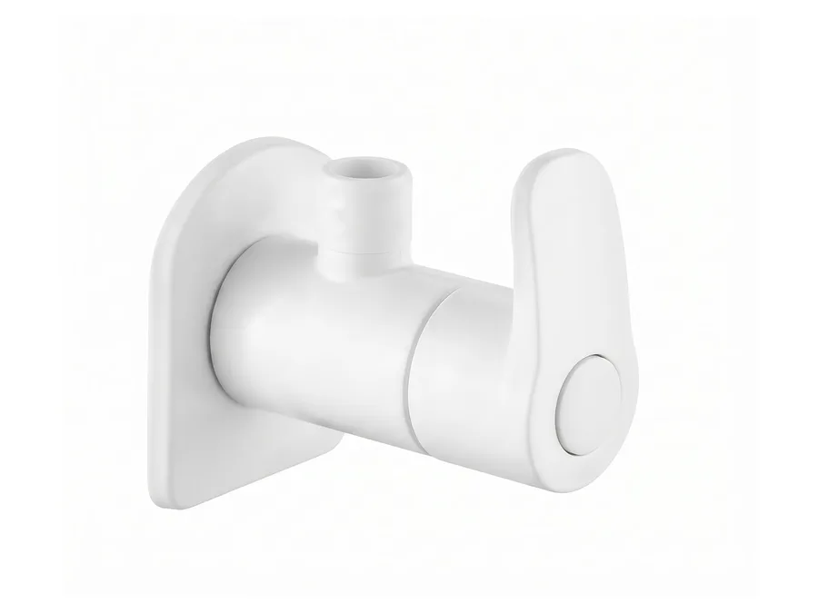Opal Angle Cock with Flange PTMT Tap | Sparsh Pearl