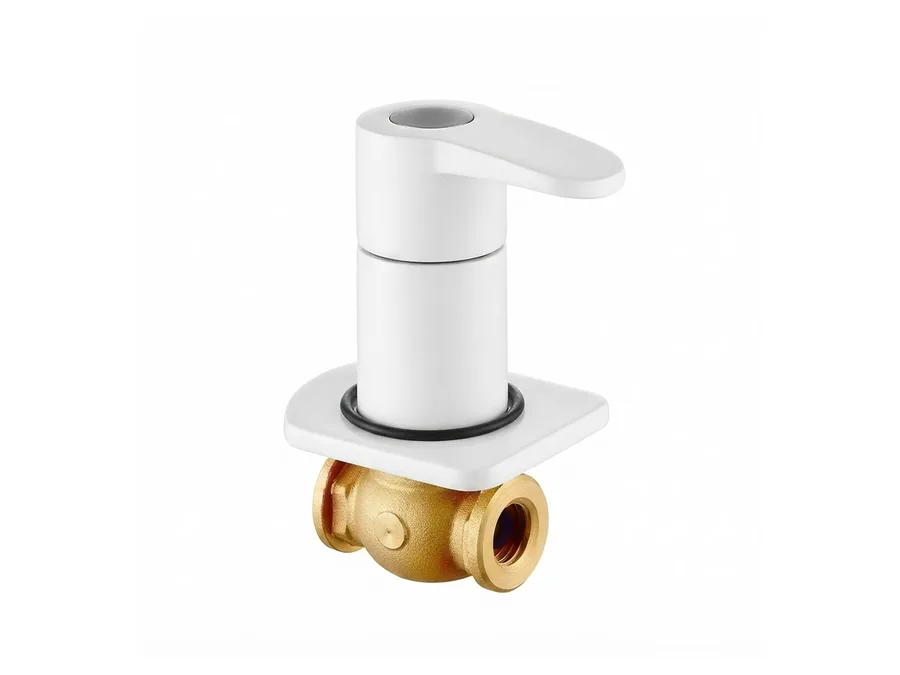 Opal Concealed Stop Cock (Spindle 15mm & Body 15mm) | Sparsh Pearl